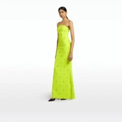 Soshin Tendershoots Long Dress -Cheap dresses store RS23 DL154.1E64 HC TENDER 20SHOOTS SMOKE CRYSTAL ECOM si 2500x2500 square