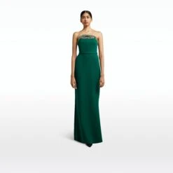 Donatella Botanic Long Dress