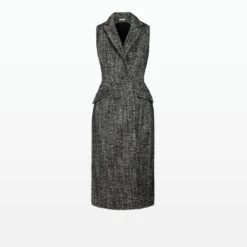 Erin Black Coat -Cheap dresses store RS23 J118.1 HRW BLACK PACKSHOT pkf 2500x2500 square