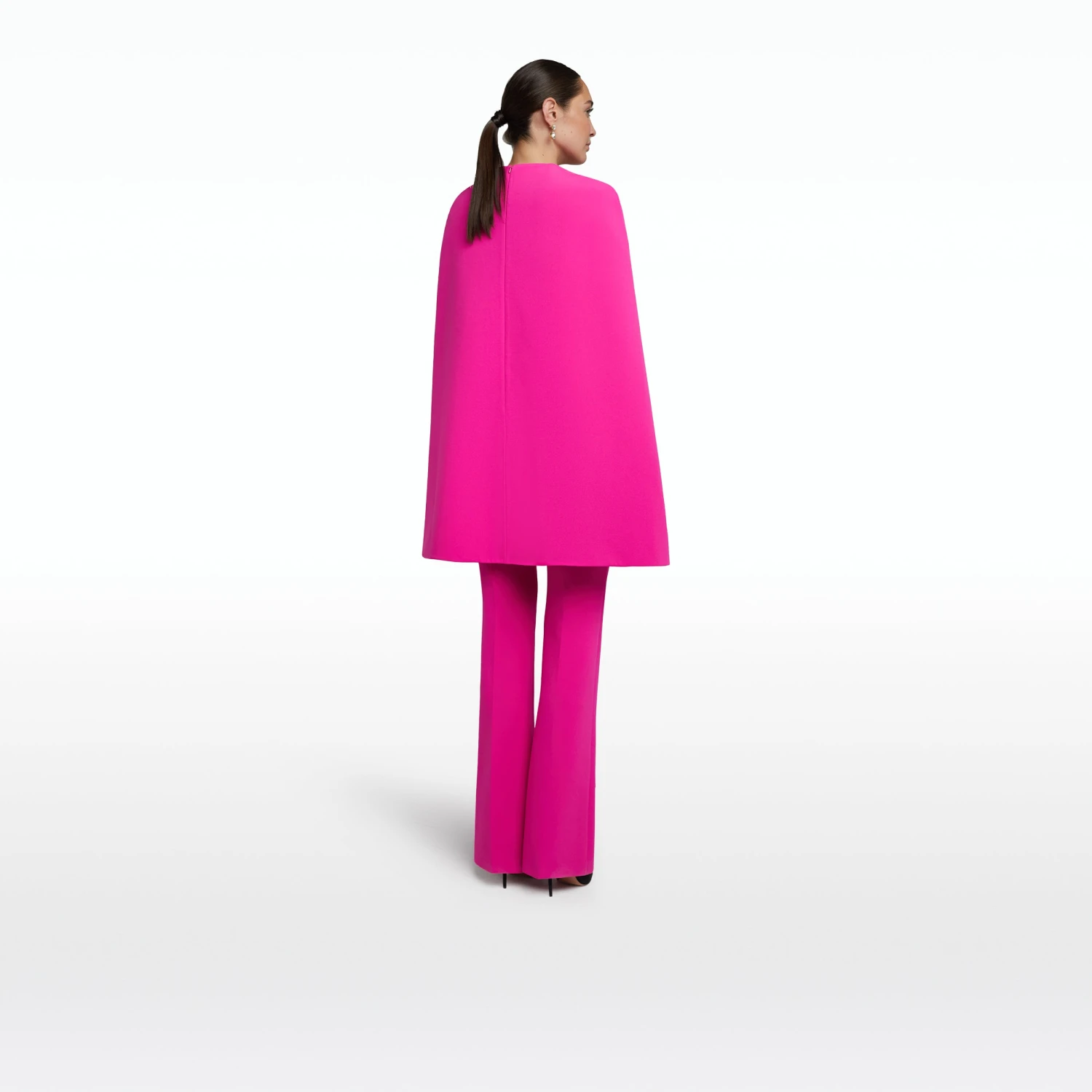 Cinzia Wild Strawberry Jumpsuit With Embroidered Belt 2 Cinzia Wild Strawberry Jumpsuit With Embroidered Belt - Image 2