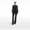 Aternia Black Jumpsuit With Buckle Belt