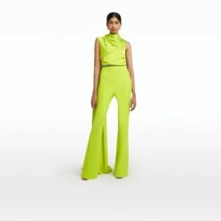 Cara Tendershoots Jumpsuit With Embroidered Belt