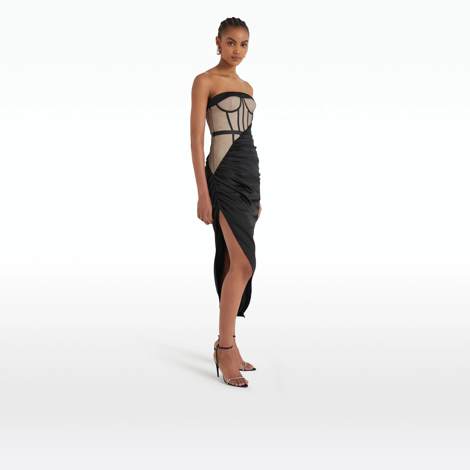 Ames Black Midi Dress 4 Ames Black Midi Dress - Image 4