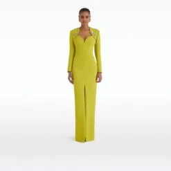 Trixie Citrine Long Dress