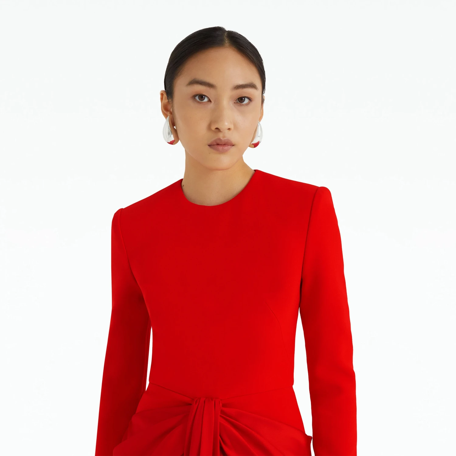 Naira Cherry Red Long Dress 3 Naira Cherry Red Long Dress - Image 3