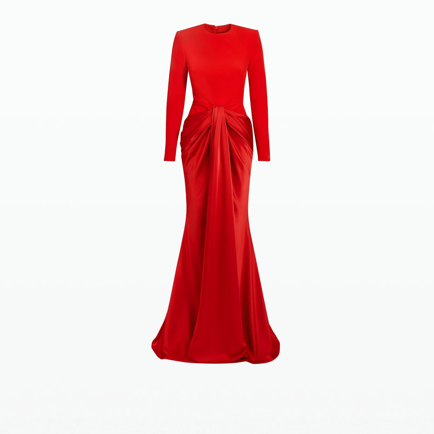 Naira Cherry Red Long Dress 5 Naira Cherry Red Long Dress - Image 5