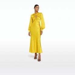 Penelope Canary Midi Dress