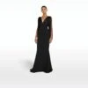 Amina Black Long Dress