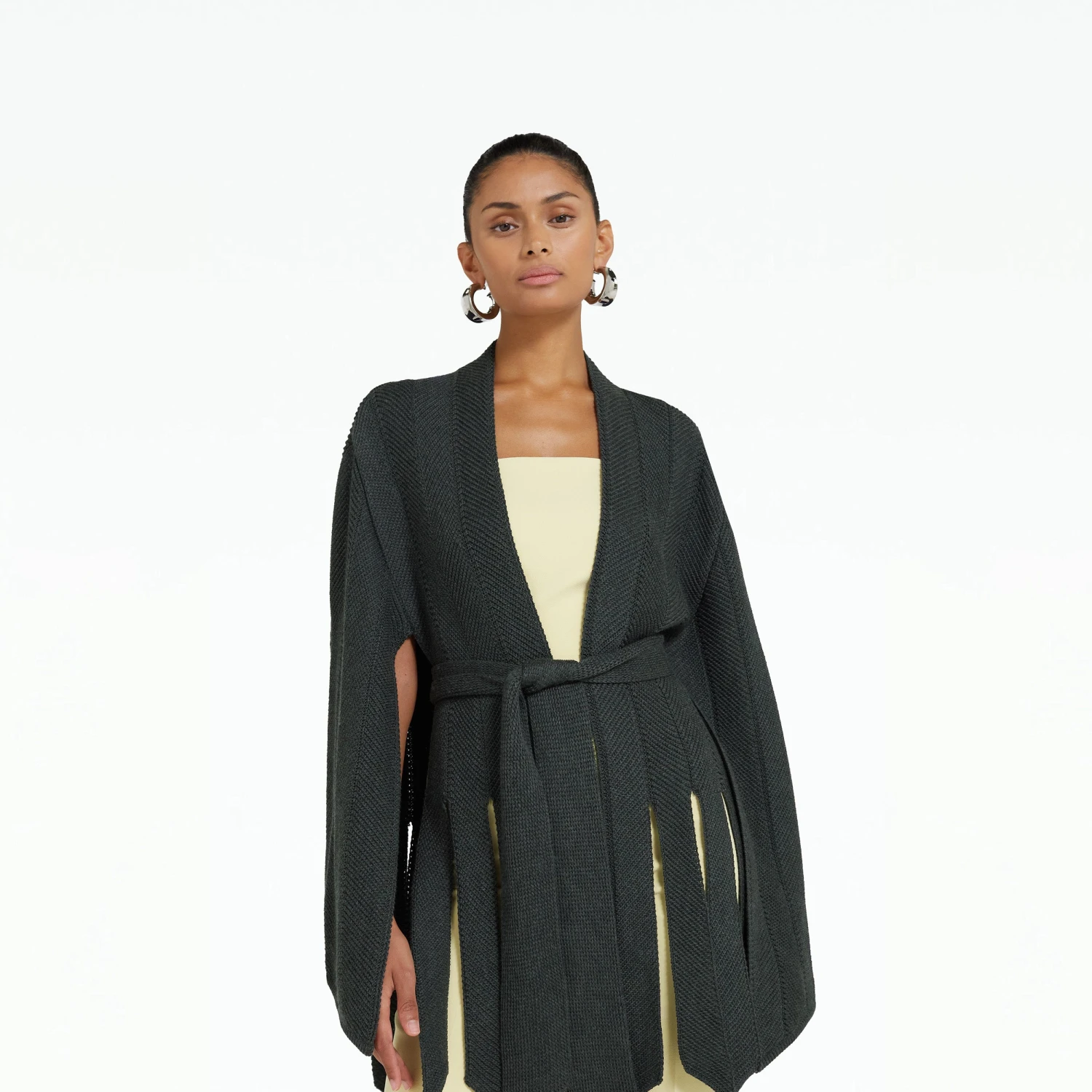 Yara Grey Melange Knit 3 Yara Grey Melange Knit - Image 3