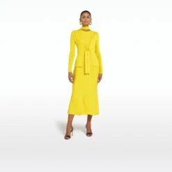 Mani Canary Knit Cardigan