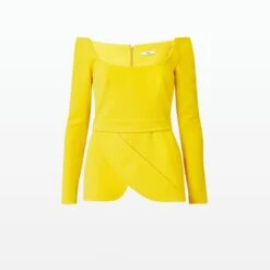 Eliza Canary Top -Cheap dresses store SS22 T459.1 HC CANARY PACKSHOT pkf 2500x2500 square