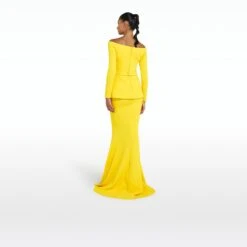 Eliza Canary Top -Cheap dresses store SS22 T459.1 HC CANARY SK34.1 HC CANARY MODEL bk 2500x2500 square