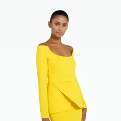 Eliza Canary Top -Cheap dresses store SS22 T459.1 HC CANARY SK34.1 HC CANARY MODEL d1 2500x2500 square