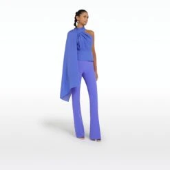 Alexa Anemone Blue Trousers