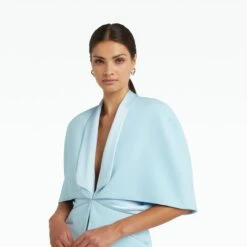 Polli Baby Blue Jacket -Cheap dresses store SS23 J126.2 HC BABYBLUE SSS BABYBLUE.P97.1 HC BABYBLUE ECOM d1 2500x2500 square