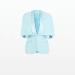 Polli Baby Blue Jacket -Cheap dresses store SS23 J126.2 HC BABYBLUE SSS BABYBLUE PACKSHOT pkf 2500x2500 square