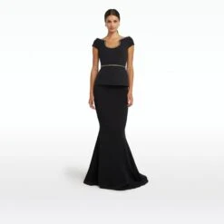 Xena Black Top 13 Xena Black Top -Cheap dresses store SS23 T523.1E73 HC BLACK BZZ EMB GUNMETAL.SK34.1 HC BLACK ECOM fr 2500x2500 square