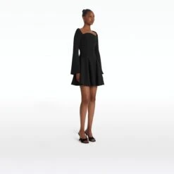 Aubrene Black Short Dress -Cheap dresses store SS24 D805.1 BE68.1 HC BLACK ECOM si 2500x2500 square