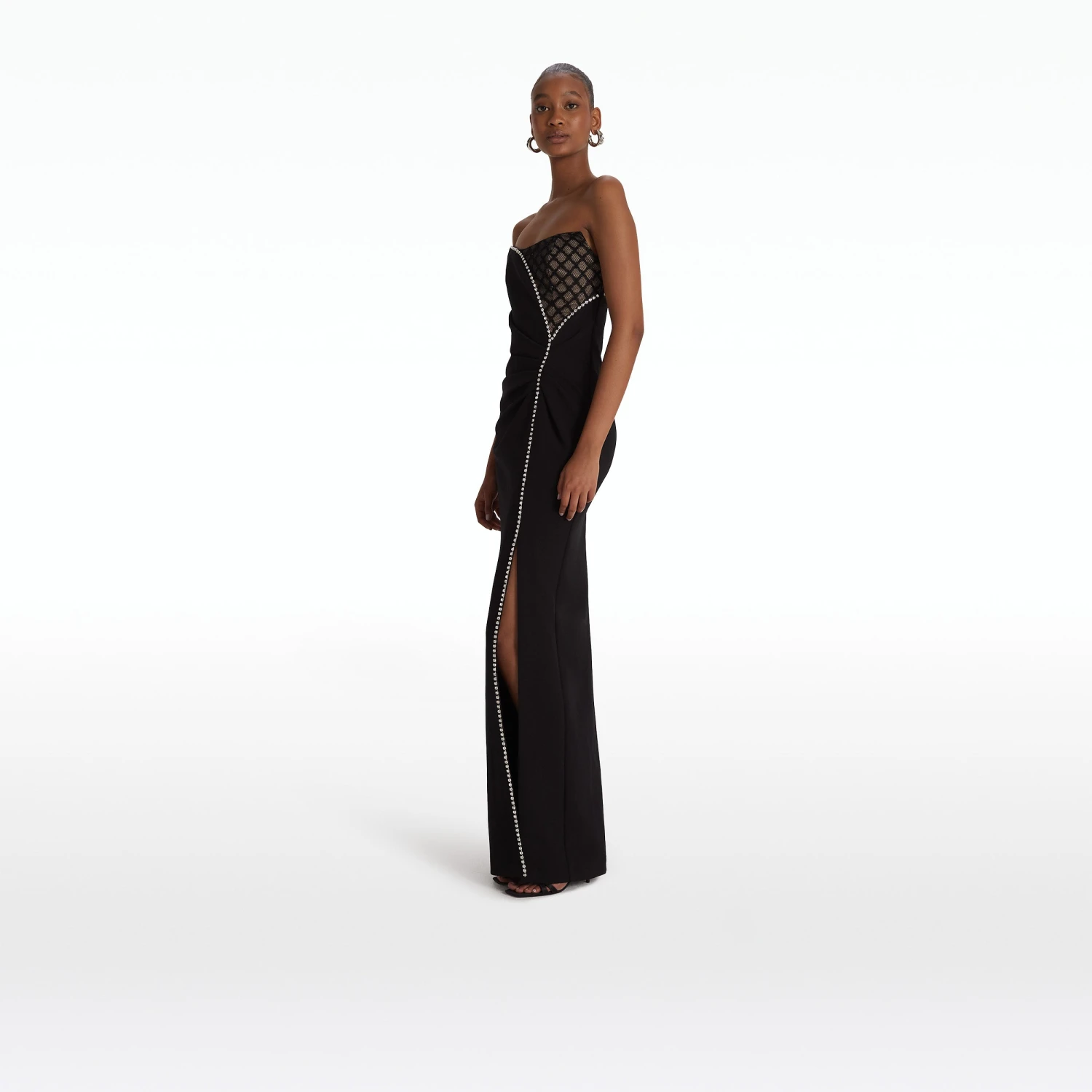 Aubrey Black Long Dress 4 Aubrey Black Long Dress - Image 4