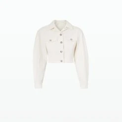 Amalie Ivory Jacket -Cheap dresses store SS24 J159.1 HCD IVORY PACKSHOT pkf gradient 2500x2500 91091fa1 757e 485d 94fe f43d8bf7028e