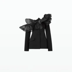 Tao Black Jacket -Cheap dresses store SS24 J163.1 HC BLACK GO BLACK P57.1 HC BLACK ECOM pkf gradient 2500x2500 4fd96beb 249c 41b9 ae7b 7da1261eb353