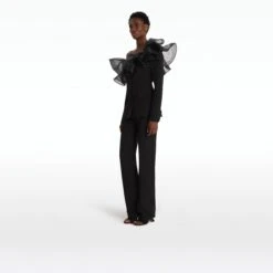 Tao Black Jacket -Cheap dresses store SS24 J163.1 HC BLACK GO BLACK P57.1 HC BLACK ECOM si 2500x2500 square