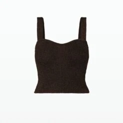 Geena Deep Brown Knit Top -Cheap dresses store SS24 KN175.1 MA DEEPBROWN PACKSHOT pkf gradient 2500x2500 69e42e80 91c0 4639 9356 53181c8c1d12