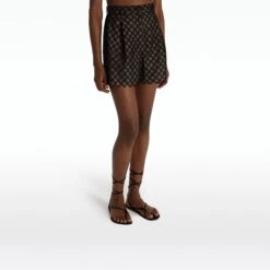 Wang Black Shorts -Cheap dresses store SS24 P110.1 HCL BLACK T577.2 LSBC BLACK ECOM d1 2500x2500 square