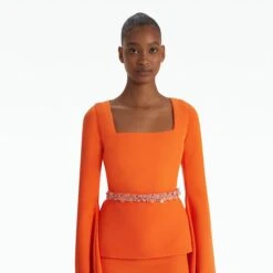 Reya Amber Sun Top With Embroidered Belt -Cheap dresses store SS24 T572.1 BE68.1 HC AMBERSUN P57.1 HC AMBERSUN ECOM d1 2500x2500 square