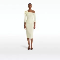 Kresta Sorbet Top With Embroidered Belt