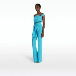 Alexa Aquamarine Trousers