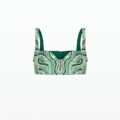 Soffena Sea Foam Top -Cheap dresses store SS24 T577.1E129 HC DARKESTSPRUCE OW EMB SEAFOAM PACKSHOT pkf gradient 2500x2500 29211a4e d80f 4c3e a29a ac87faad61f8